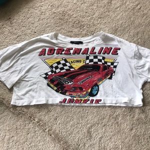 Racer crop top